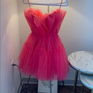 Fun pink tulle dress!!